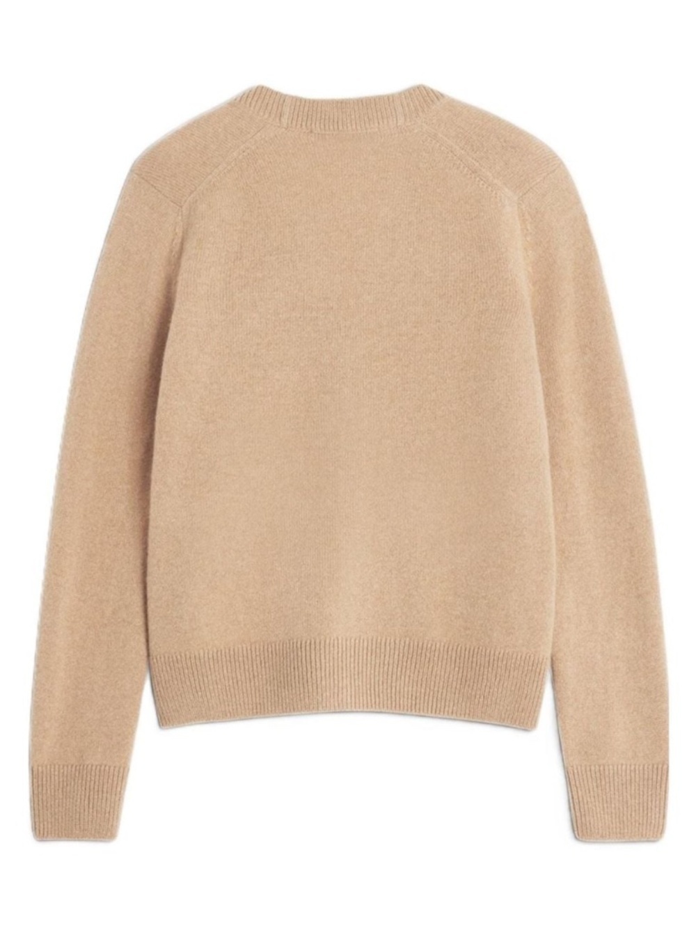 MAISON KITSUNÉ PARIS | Women's Natural Maison Kitsuné Baby Fox Boxy Cardigan - Picture 2 of 14